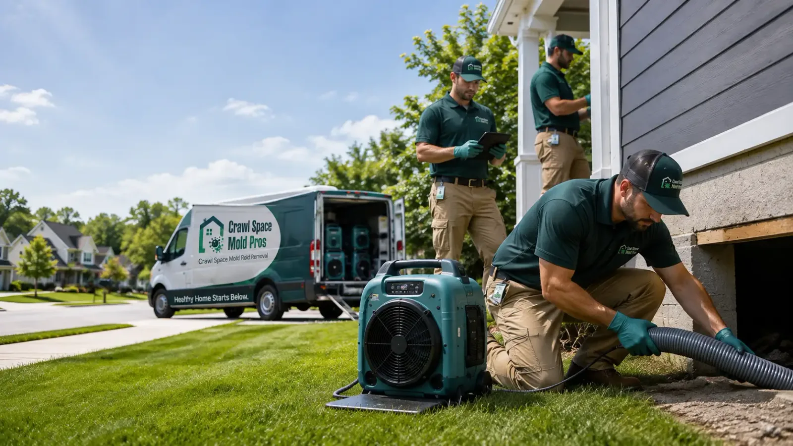 Crawl Space Mold Removal in La Crosse, FL